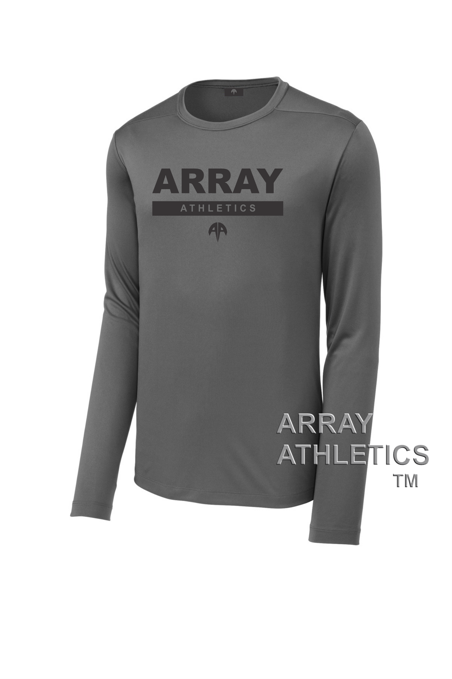 ARRAY ATHLETICS "PRO STYLE" LONG SLEEVE; GREY